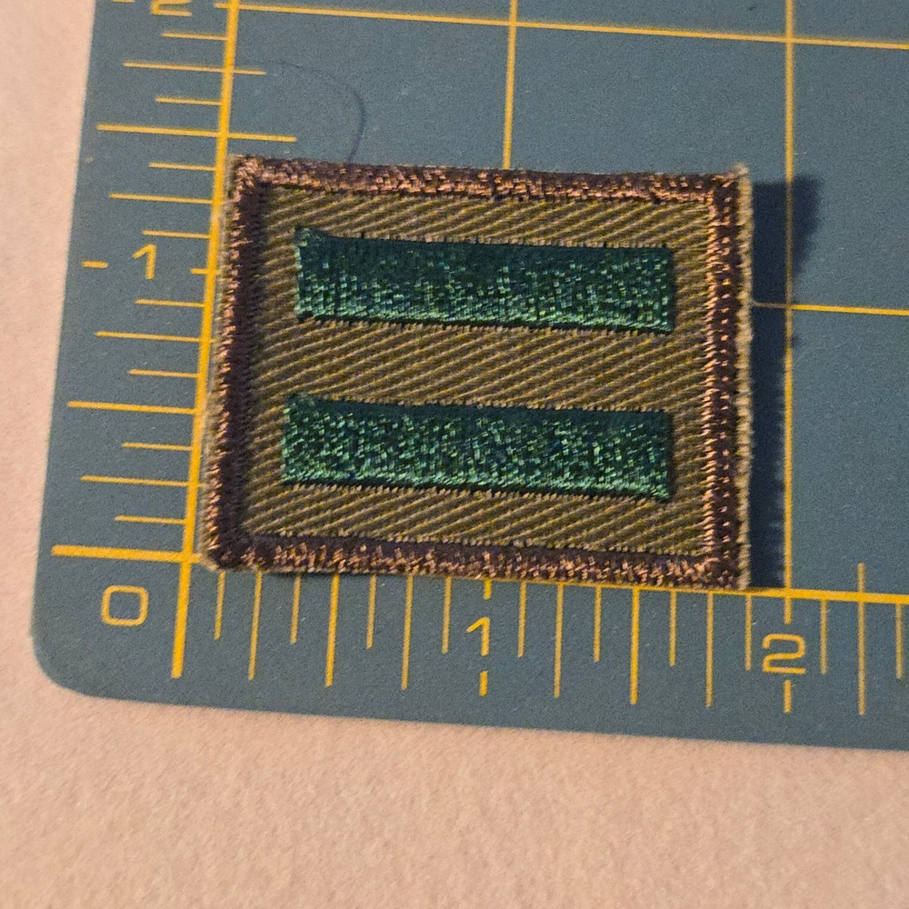 VTG 1960S Boy Scouts America Patrol Leader Rank Patch Green Olive Drab BSA EUC